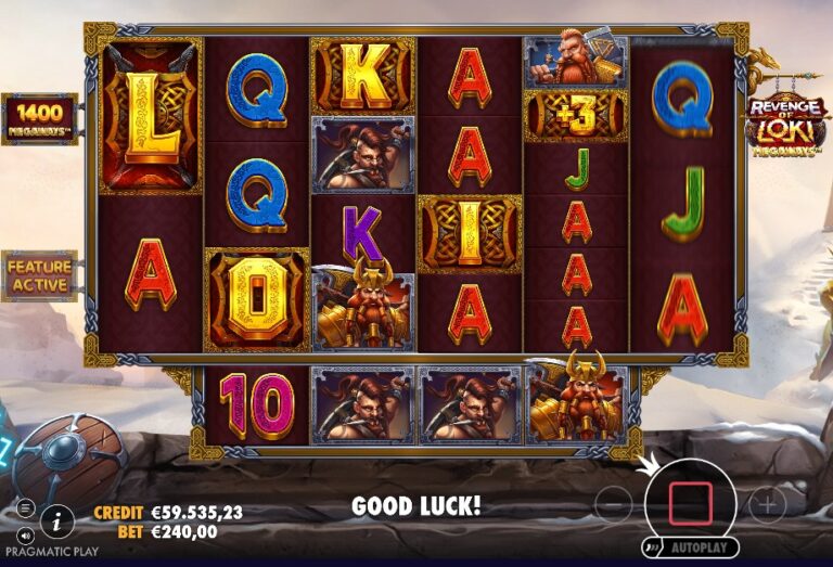 Screenshot 3 van Revenge of Loki Megaways